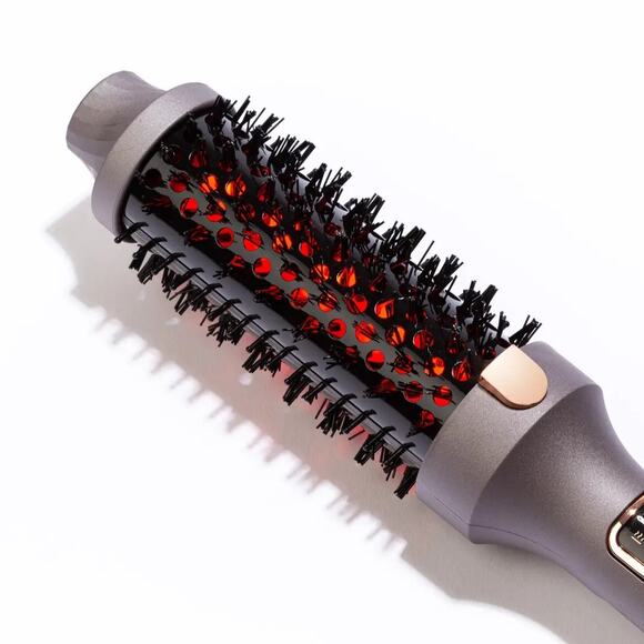 Hauteness Thermal Infrared Straighten & Curl Round Hot Brush Digital Display - Picture 3 of 4